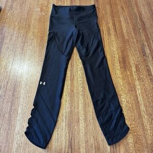 Under Armour HeatGear Black Crop Leggings